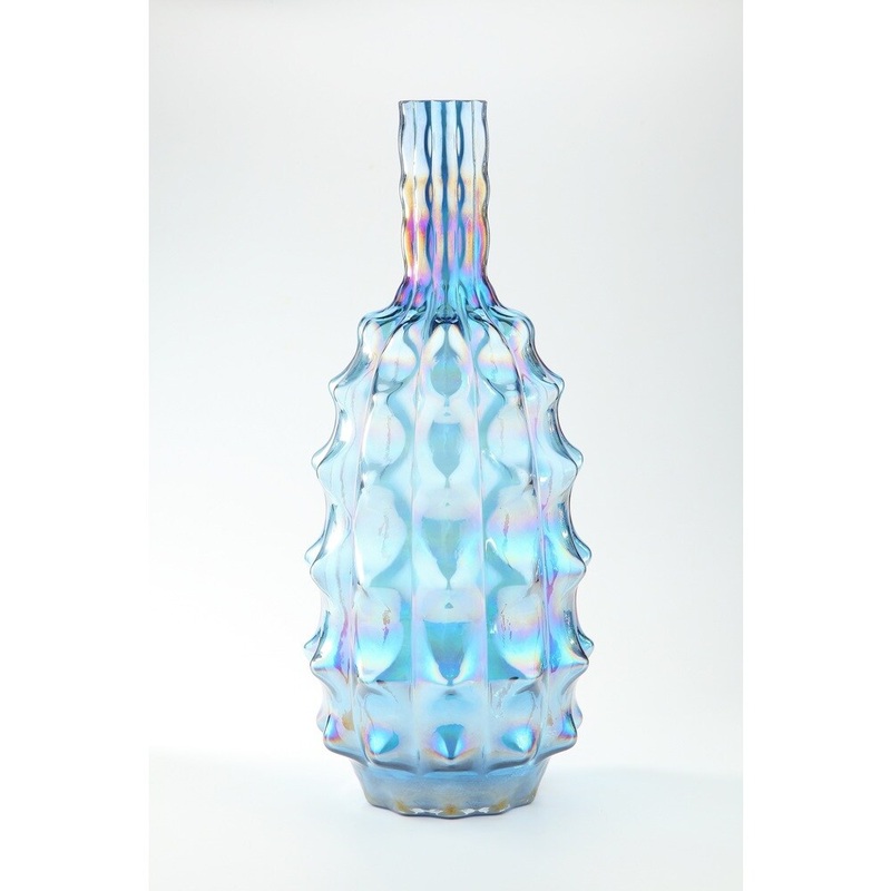 Blue Starlite Vase 21"H